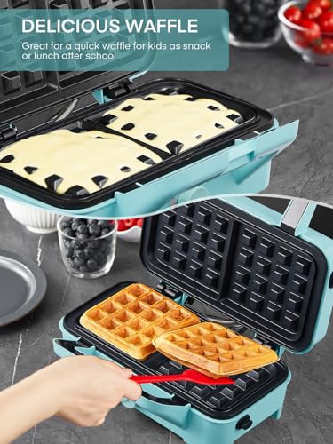 Waffle Maker 3 in 1 Sandwich Maker 1200W Panini Press