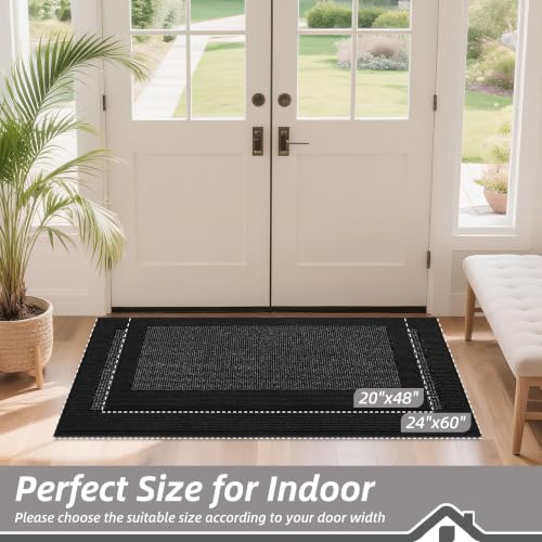 Indoor Door Mat 24" x 60" (Black / 24" X 60" (Rectangular))