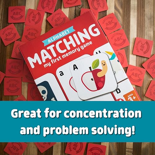 Alphabet Matching Memory Game (Multicolor)