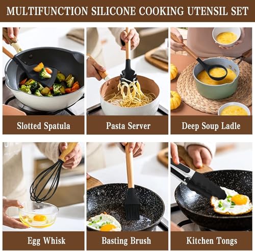 Kitchen Utensils Set (Black)