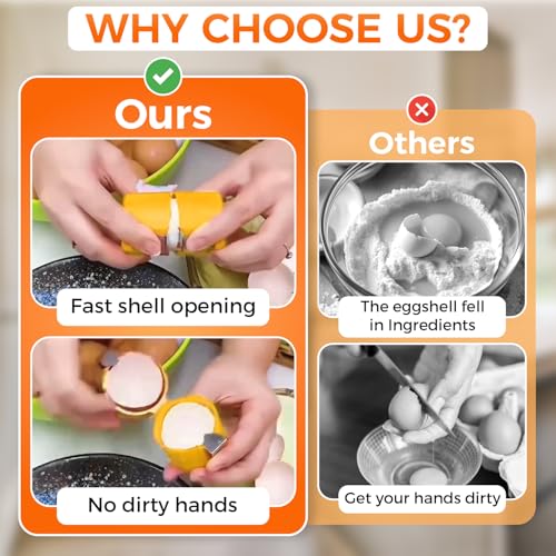 Egg Cracker Tool (Yellow - 1 Pc)