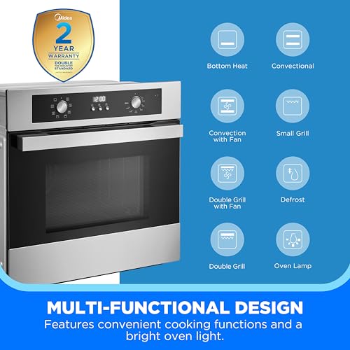 24" Single Electronic Wall Oven (2.5 cu. ft. Wall Oven)