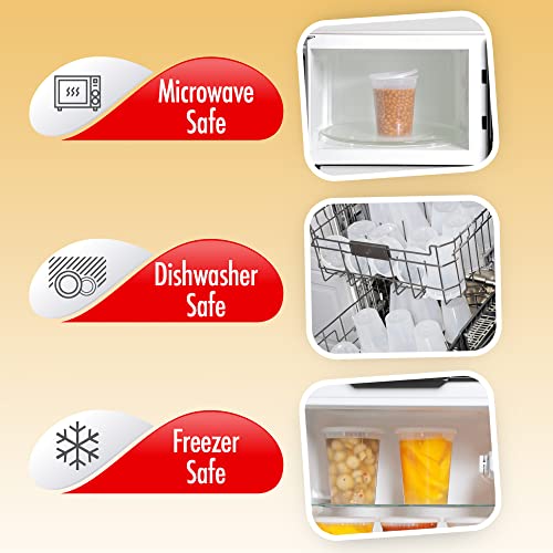 32oz Deli Containers with Leakproof Lids (32oz)