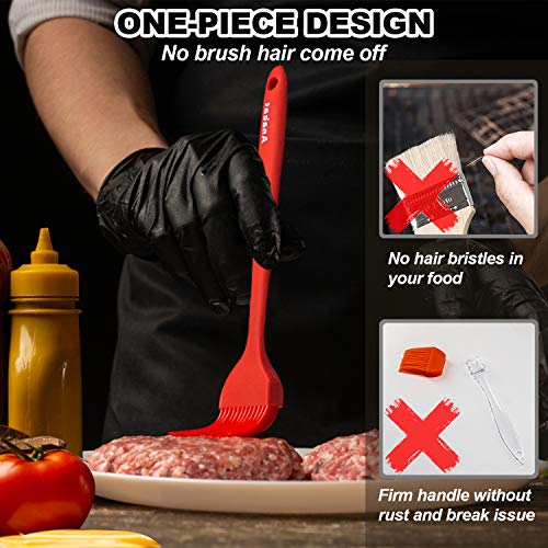 High Heat Resistant Silicone Basting Pastry Brush Set of 2 (2 Count)
