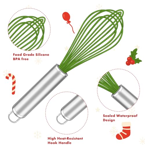 Christmas Whisk Set of 3 (Red+Green+White)