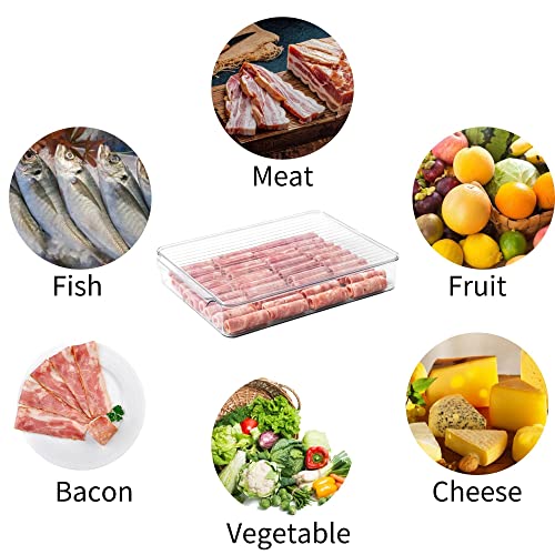 2 Pack Deli Meat Container for Fridge (Tray-L)