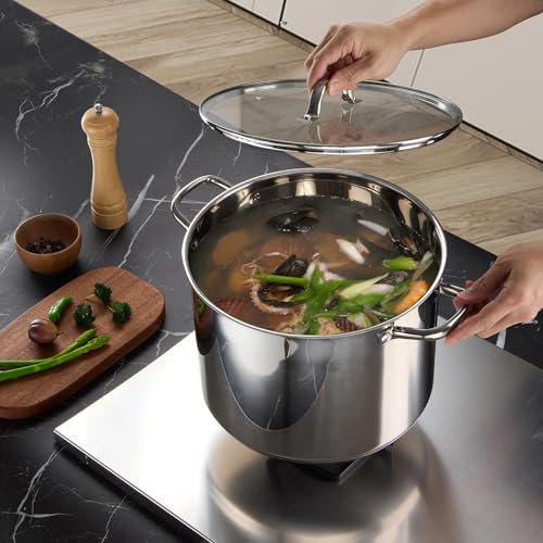 Stainless Steel Large Stock Pot (16 Quarts)