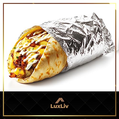Pre Cut Aluminum Foil Sheets 200 Count