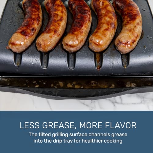 Homecraft Electric Sausage & Brat Grill with Oil Drip Tray (Stainless Steel Original)