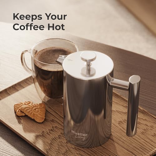 Living French Press Coffee Maker 20oz (20 Oz)
