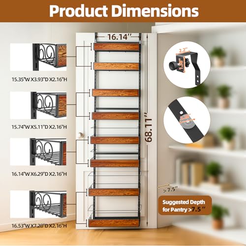 Over the Door Pantry Organizer