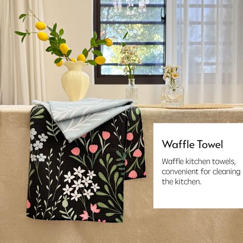 Kitchen Towels (Midnight Bloom)