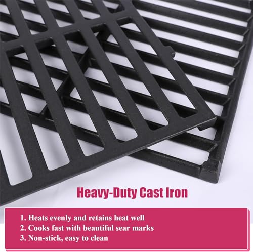 17.5 inch Grill Grate Replacement Parts 7638 for Weber Spirit I II E310 320 330 (23.8*17.5IN)