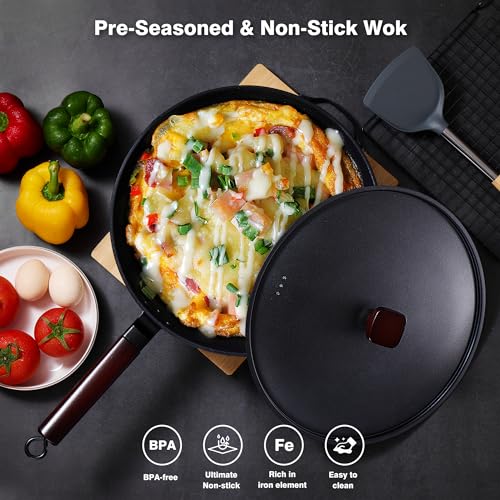 Carbon Steel Wok (Black)