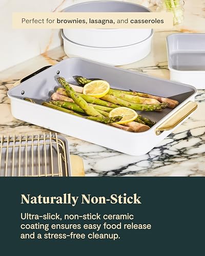 Non Stick Rectangle Baking Pan Set (Cream / Rectangle Pan Trio)