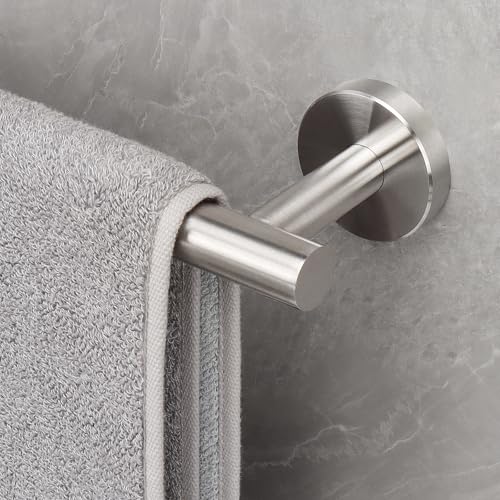 Bath Towel Bar (Brushed Nickel / 10 Inch)