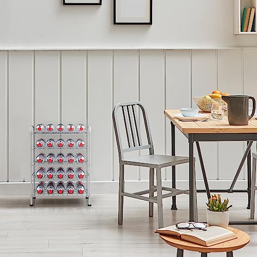 Water Bottle Holder Organizer 5 Tier Water Bottle Storage Rack