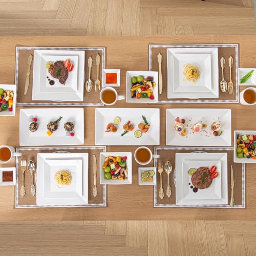 Off White Porcelain Dinnerware Set (service for 4)