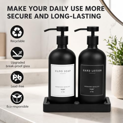 Black Soap Dispenser (2 Count)