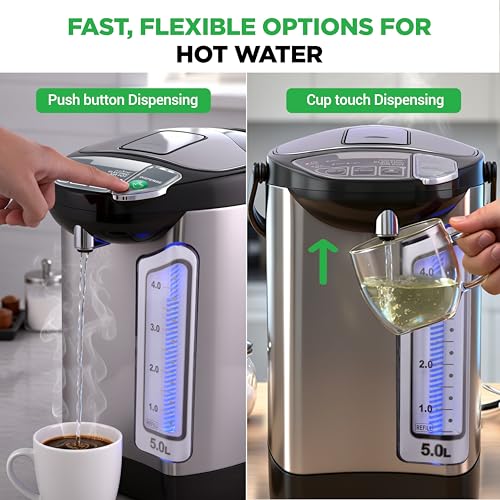 Electric Water Boiler and Warmer (5.3 Quarts)