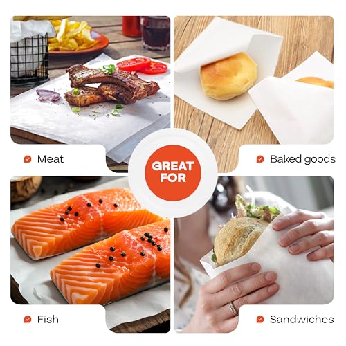 White Butcher Paper Sheets 12" x 12" (White / 12" x 12", 500 Sheets)