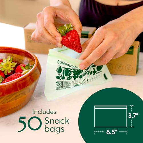 Compostable Zip Sandwich Bags (All Sizes)