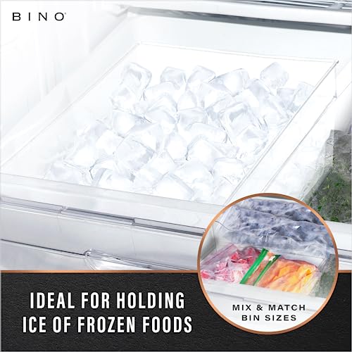 Plastic Storage Bins (2PK SMALL - 14 x 4 x 4)