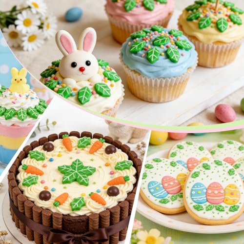 Green Leaf Sprinkles for Cake Decorating (Christmas Green Leaf)