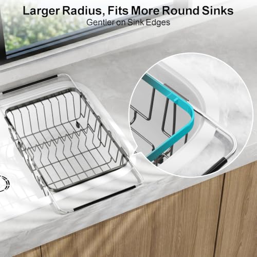 Dish Drying Rack Over the Sink (Gunmetal Grey / For 11.5"-30"W Sink)