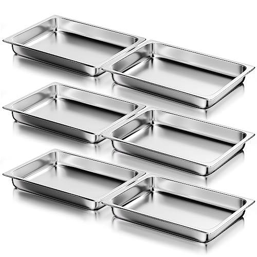 Stainless Steel Steam Table Hotel Pan Set 1 (2.5" Deep / 1/1 Size)