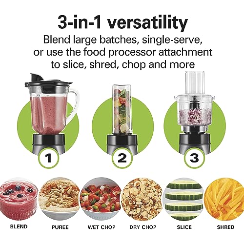 Blender and Food Processor Combo for Shakes & Smoothies