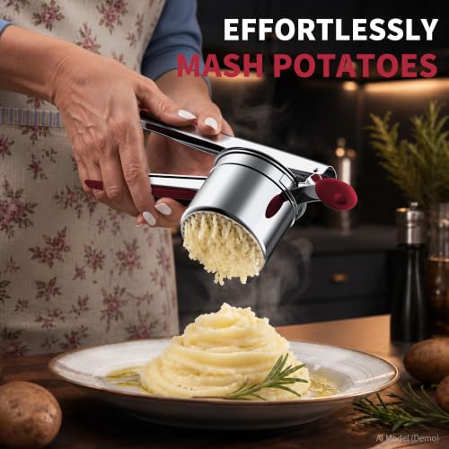 15oz Stainless Steel Potato Masher Ricer (SPR-R)