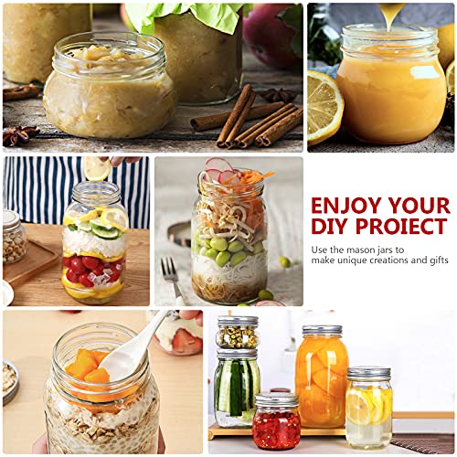 12 oz Glass Mason Jar (12oz,20 Pack)