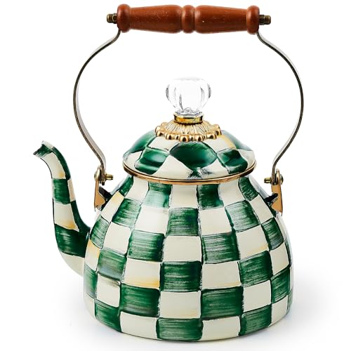 Tea Kettle 2 Quarts (Emerald Check / 2 Quarts)