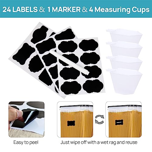 10 PCS Flour and Sugar Storage Container Sets for Advanced Baker (10 Count)