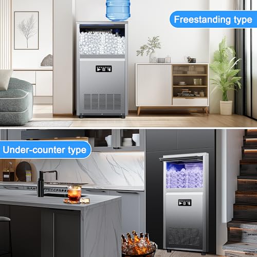 Commercial Ice Maker Machine 150LB (150lbs/24H / Freestanding Ice Maker)