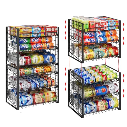 3 Tier Stackable Can Rack Organizer (2 Count)