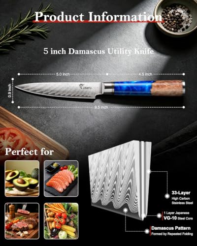 Kitchen Utility Knife 5 Inch (5")