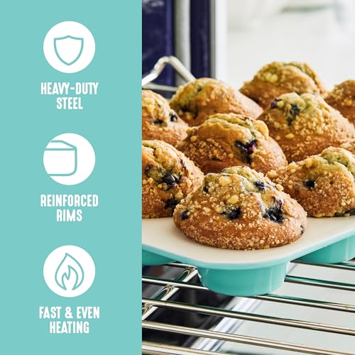 6 Piece Ceramic Nonstick Oven Bakeware Set (6 Piece Bakeware Set / Turquoise)