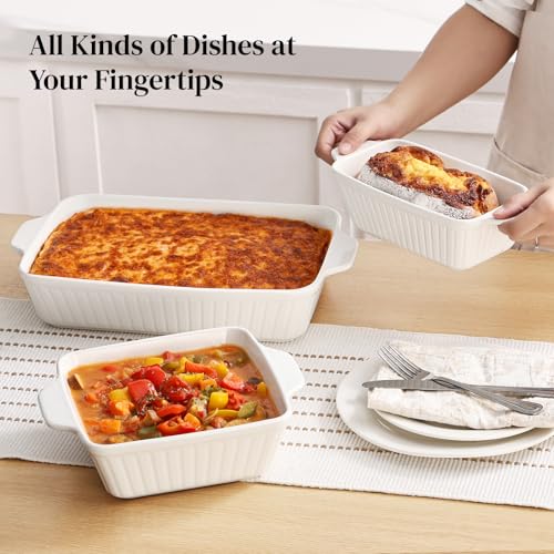 Casserole Dishes for Oven (3 Count)