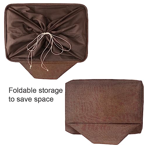 Organization and Storage Basket for Organizing (Brown / 3PCS/X Large -17.7Lx13.8Wx9.8H)