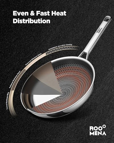 Pots and Pans Set Hybrid Stainless Steel (10 PC)