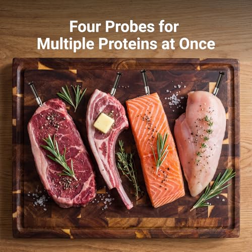 Sync Gold Wireless WiFi Meat Thermometer (4 Probes)