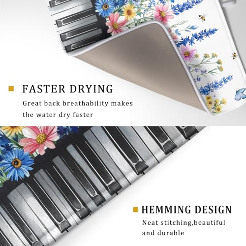 Wild Flowers Kitchen Drying Mat (Wild Flowers 2 / 24" x 18")