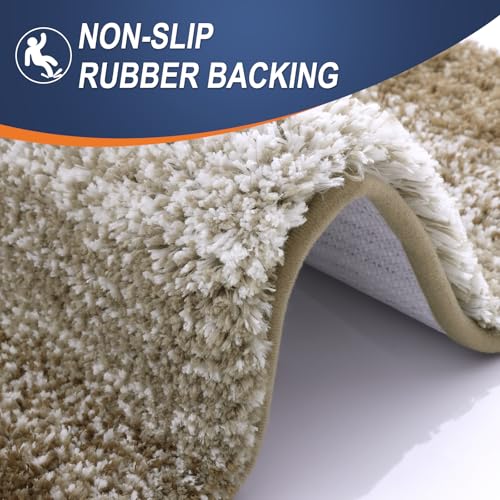 Luxury Toilet Rugs U (24" X 20" Contour Rug / Coffee)