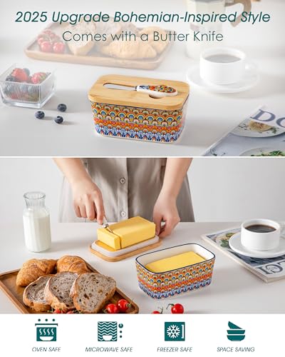 6.5" Butter Dish with Lid