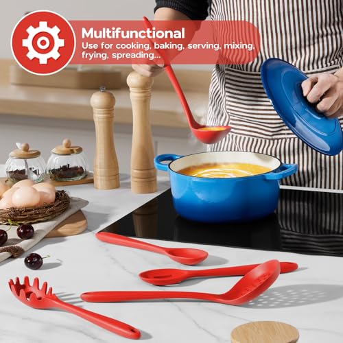 Cooking Utensils Set (Apple Red)