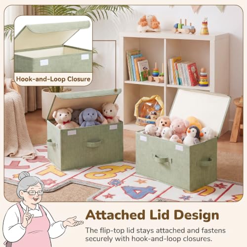 Memory Keepsake Storage Box (Sage Green / Large-2 Pack)