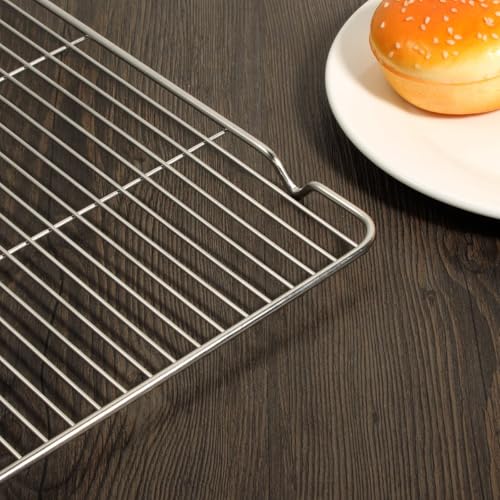 Stainless Steel Baking Sheet Cookie Sheet Pan with Cooling Rack Set of 4