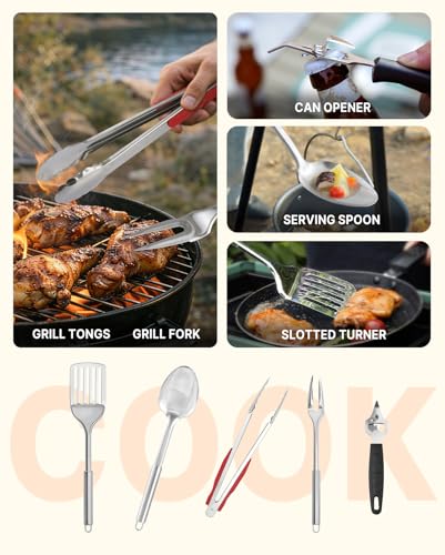 Portable Camping Cooking Utensils Set 36PCS (36pcs)